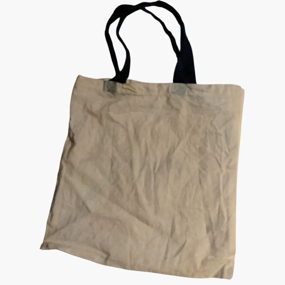 Gaumard Canvas Tote Bag  Beige Blue Fetus Logo